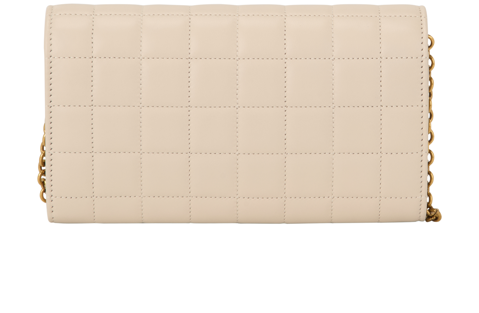 Le Maillon Chain Wallet, &pound;620, Handbags, White, Leather, Back view